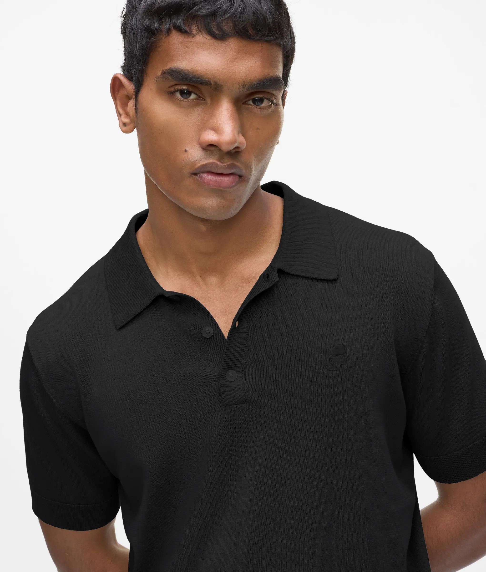Gebreide polo