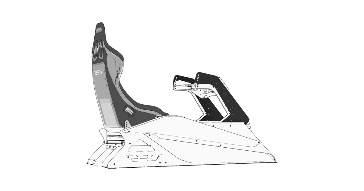 Res-TechGT XL KIT bevestiging  (Zwart)