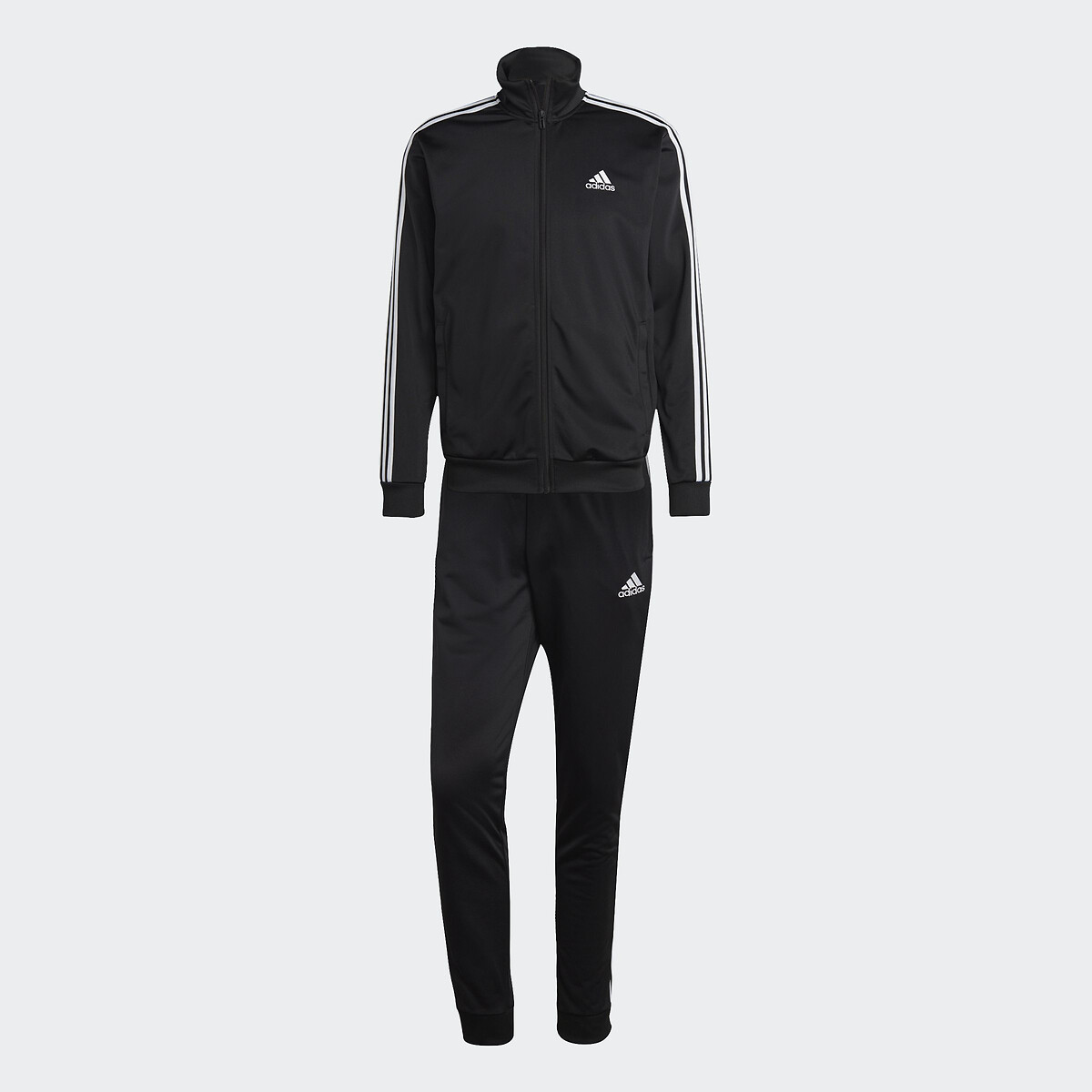 Roupa esportiva Adidas<br>Conjunto esportivo de tricô com 3 listras