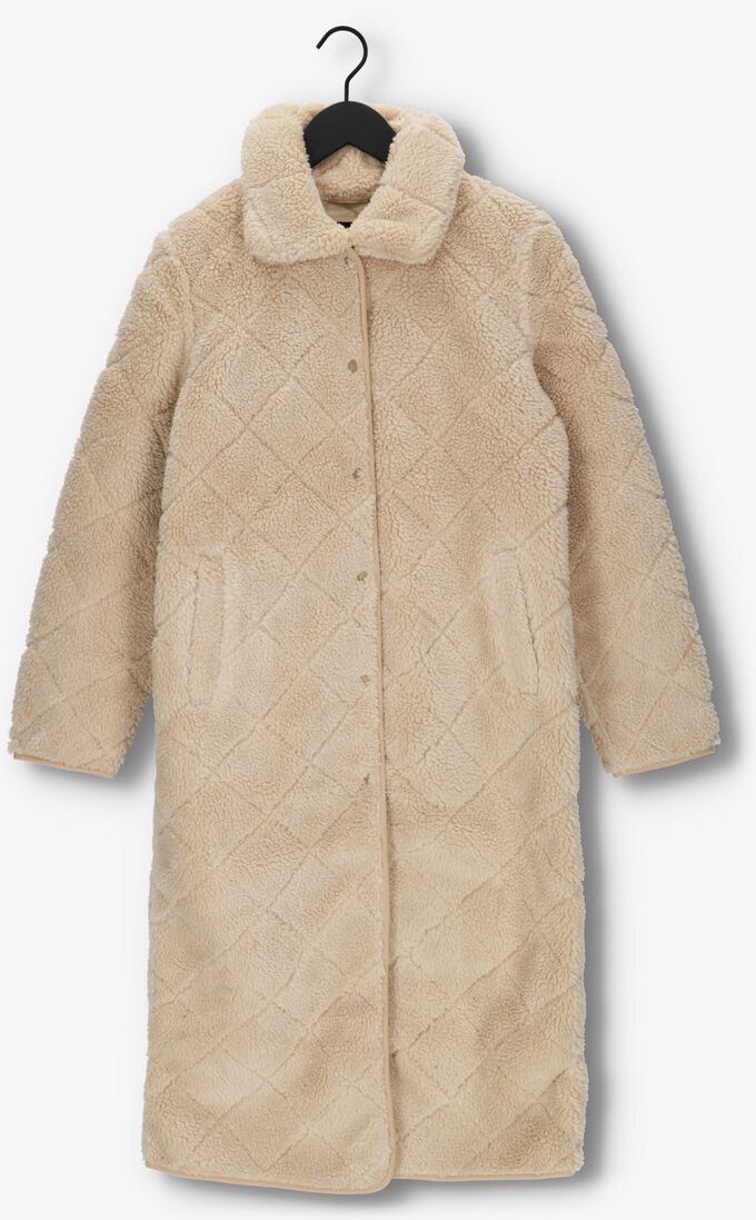ANOTHER LABEL beige another label teddy jas danae coat