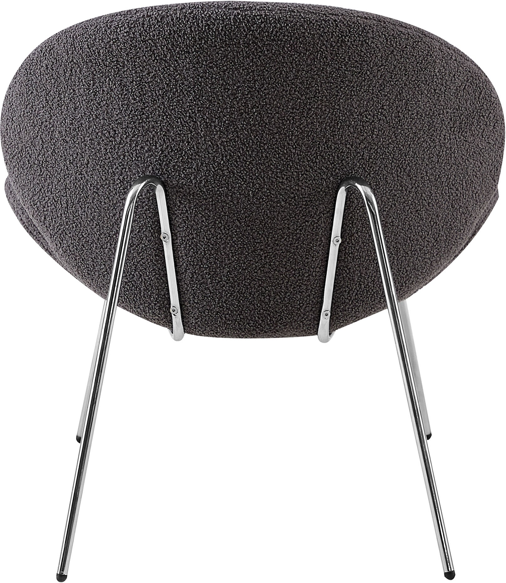 Kayoom Polsterstuhl »Stuhl Jaden 125 2er-Set, im angesagten Stoff mit dem Kräusel-Effekt« (Set) 2 Stk.Ästhetisch minimalistisches Design, Bouclé Stoff, breites Sitzen