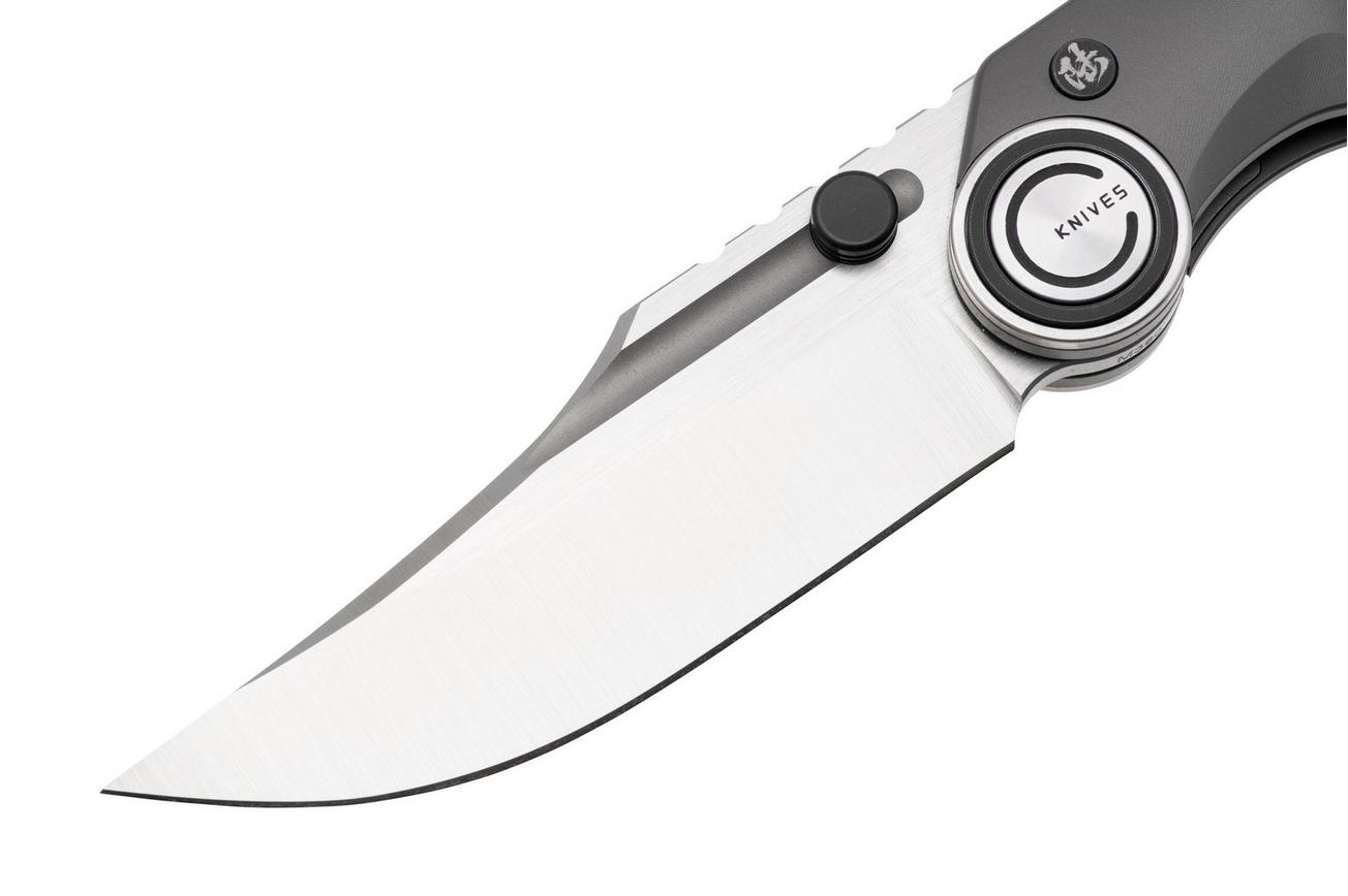 NOC Knives Dragon Ball MT-3501 Satin M390, Grey Titanium, zakmes