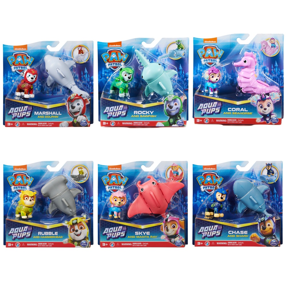 PAW Patrol Aqua Pups Actionfiguren-Sortiment
