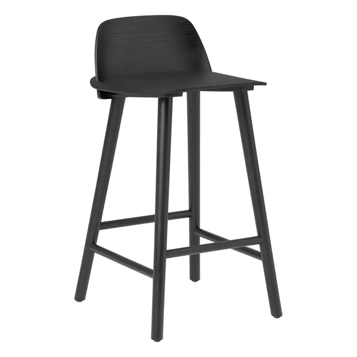 Muuto Tabouret de bar Nerd 65 cm | Noir