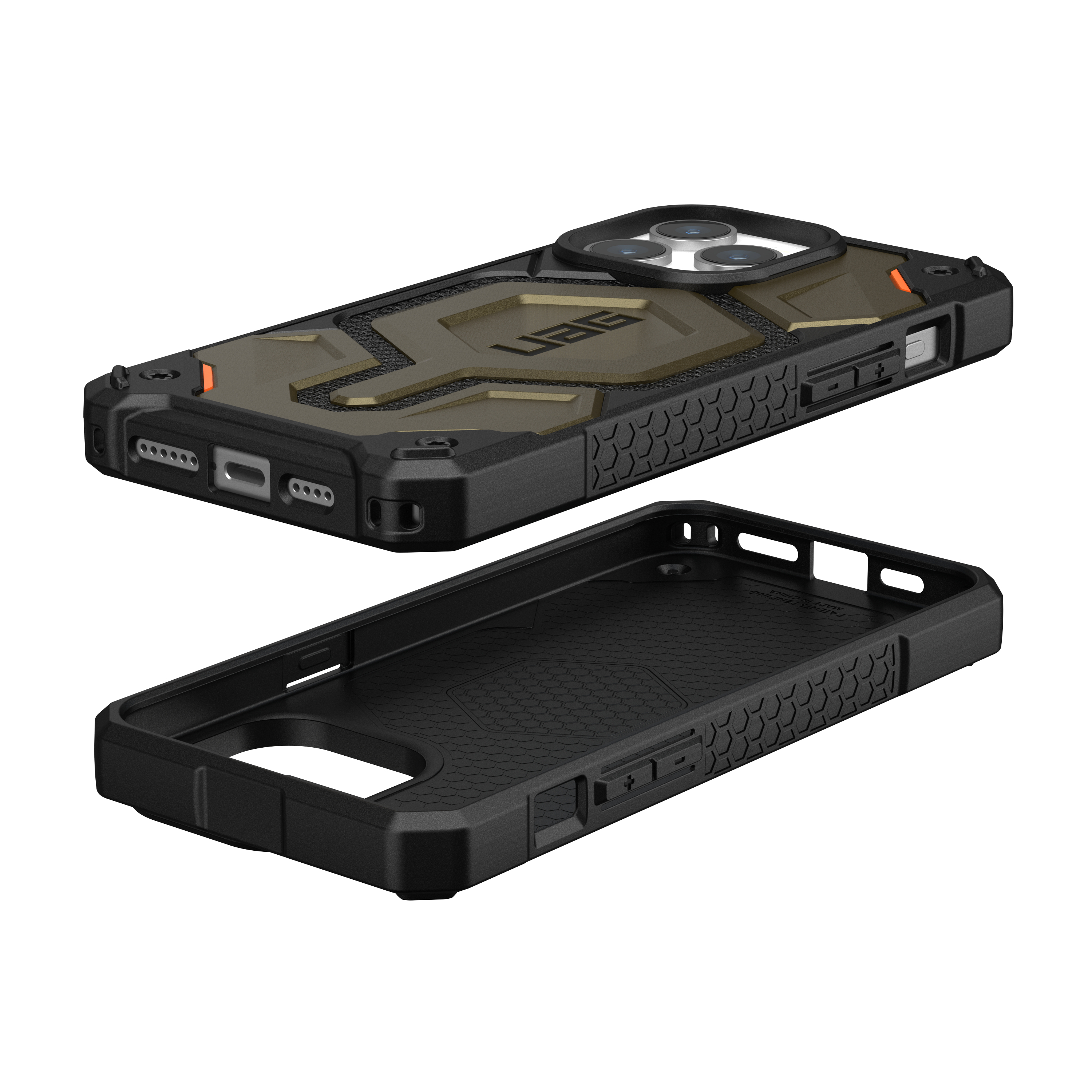 iPhone 15 Pro Max MagSafe Schutzhülle Monarch Pro (11422211397B) - Kevlar Element Green