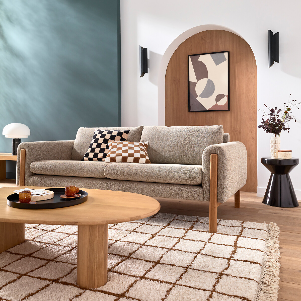 LA REDOUTE INTERIEURS<br>Candeeiro de parede de metal, Keinta