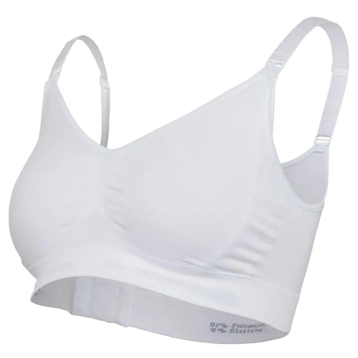 Carriwell Soutien-Gorge d'Allaitement Sans Coutures + Compresses d'Allaitement - Paquet de 6 - Blanc OU Beige OU Noir