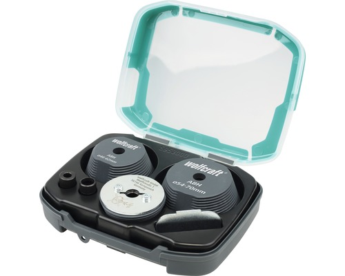 Boorhulpset voor Wolfcraft gatenzagen Ø 35-70 mm