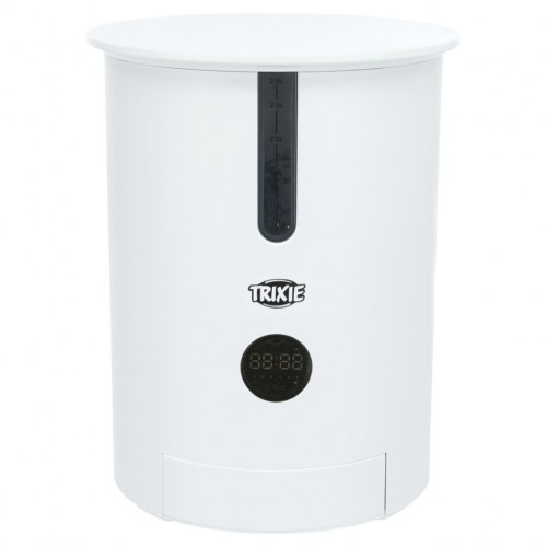 Dispensador automático de ração para animais de estimação, branco
