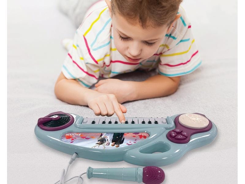 Lexibook Musikinstrument Disney Frozen Elektronisches Keybo Multifunktions-Keyboard für Klavier- und Musikspass