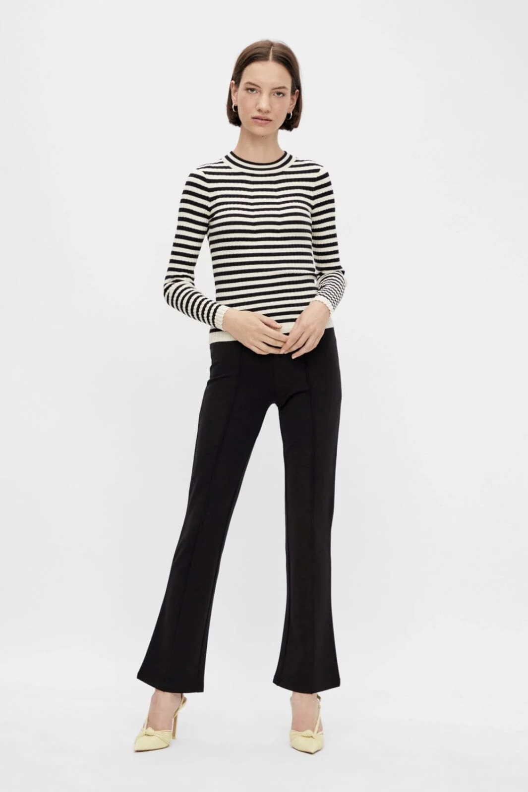 Pieces Pccrista Ls O-Nech Knit Noos
