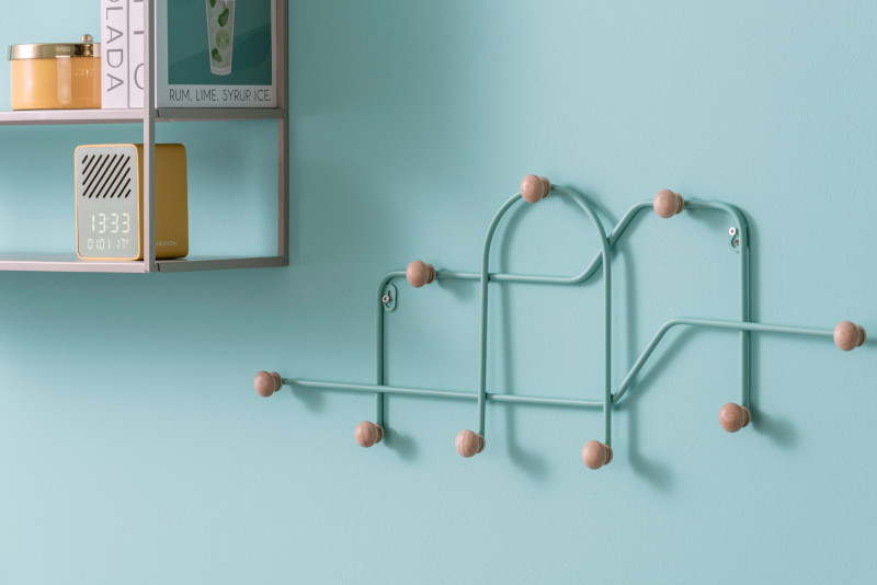 Coat Rack Maze PT4276BL Turquoise blue