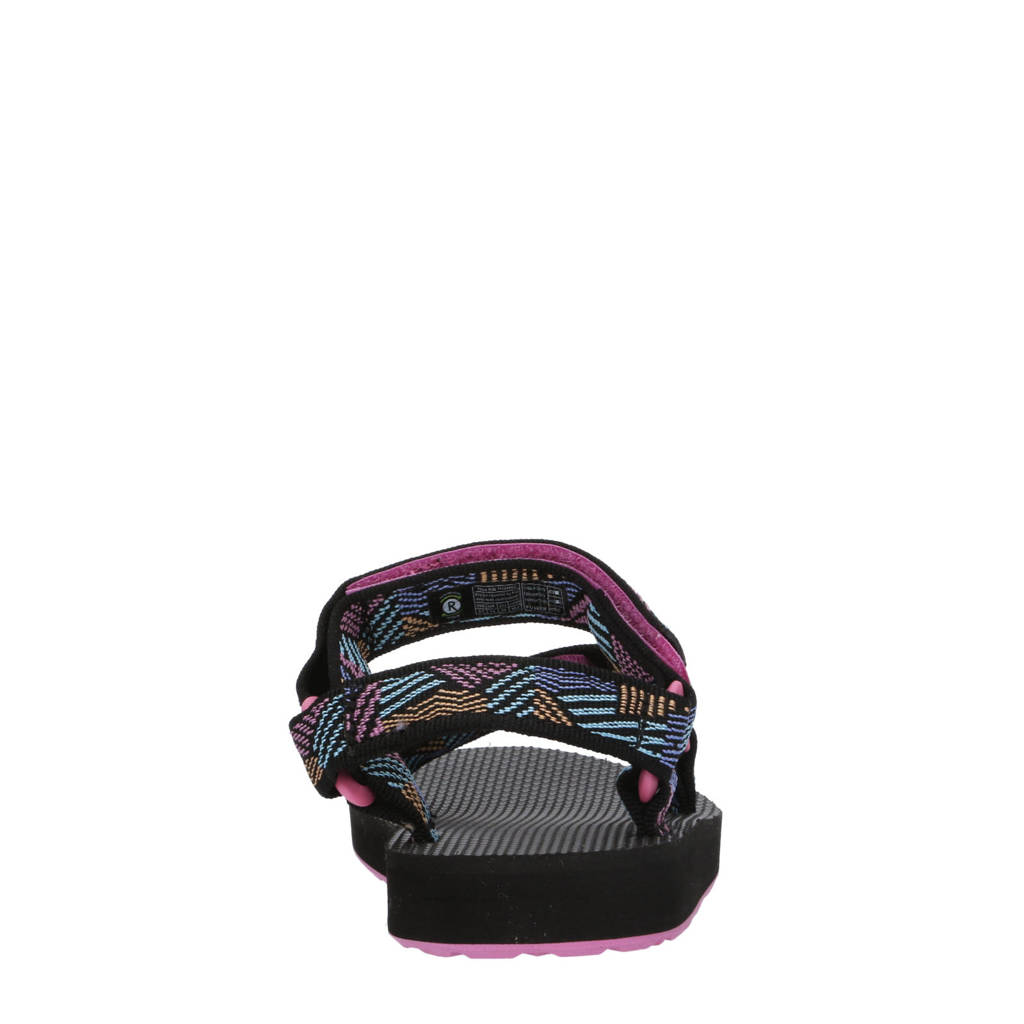 Teva sandalen zwart/roze