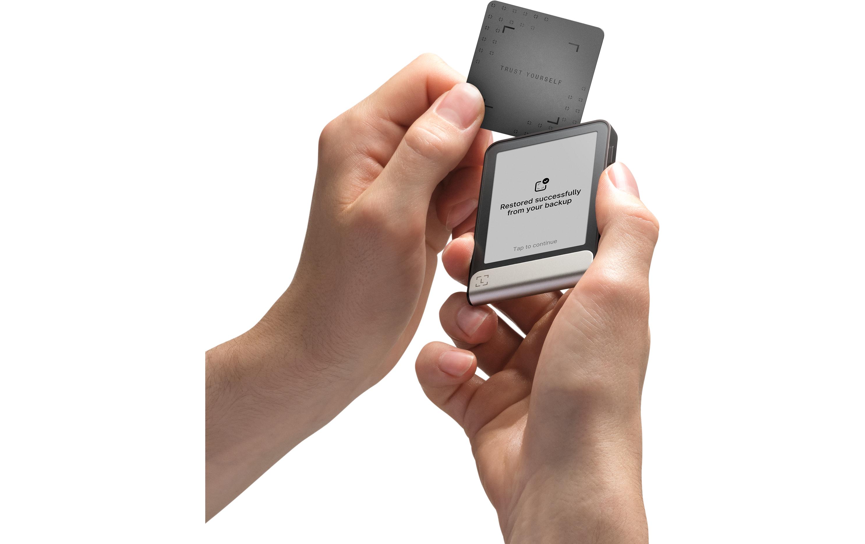 Flex Graphite<br>Hardware-Wallet für Schutz digitaler Vermögenswerte inkl. Recovery Key