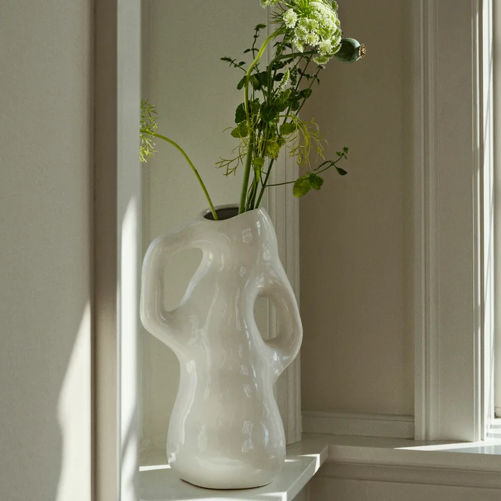 Broste Copenhagen - Isolde Vase, weiss