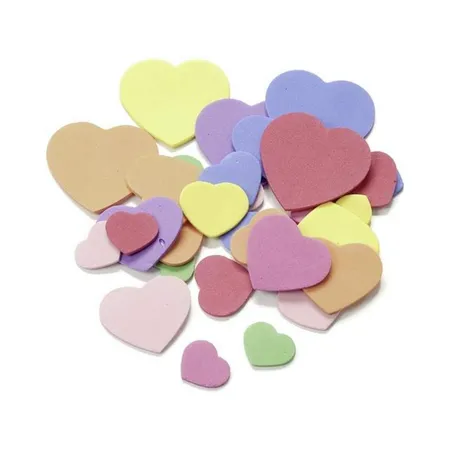 Knorr Prandell CreaSoft Moosgummi Herz, 1-6cm, 180 Stück