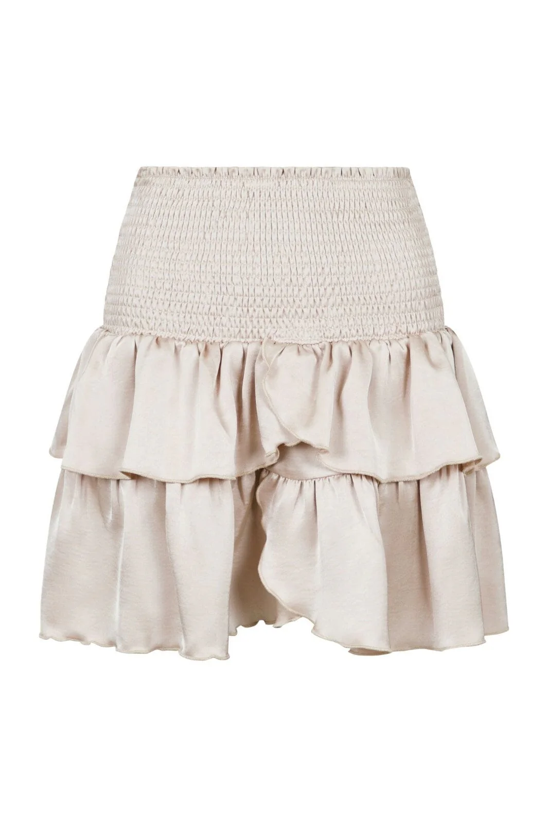 Neo Noir Carin Heavy Sateen Skirt champagne