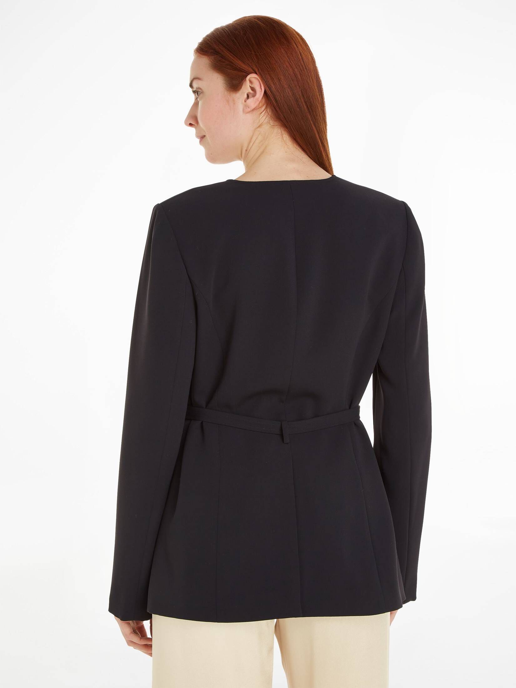CALVIN KLEIN| Damen Jacke STRUCTURE TWILL BLAZER