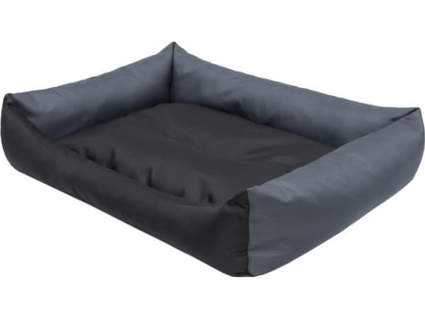 Hobbydog Eco Bed - Grafittsider og sort XL madrass