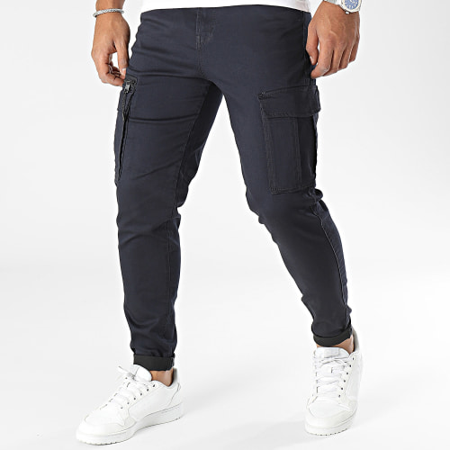 Pantalon Cargo Slim Stace Dex Bleu Marine