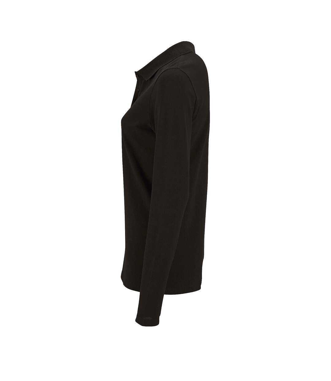 SOLS - Polo manches longues PERFECT - Femme (Noir) - UTPC2908