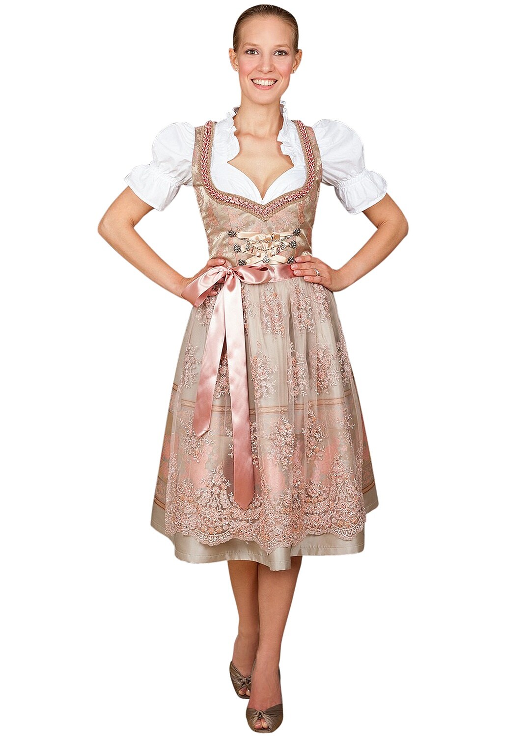 Midi Dirndl 2-teilig Rosalie