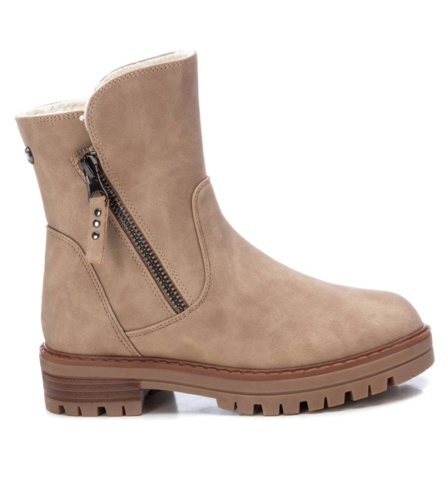 Botas infantis Xti 150658 cor taupe