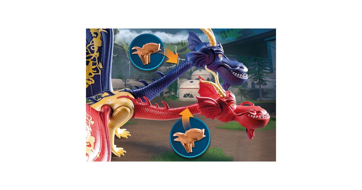 PLAYMOBILDragons: The Nine Realms - Wu & Wei met Jun Constructiespeelgoed  (71080)