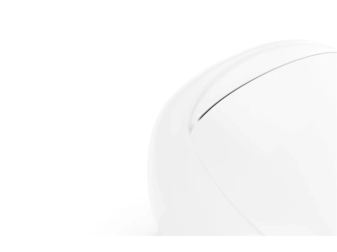 Pack WC suspendu en céramique blanc avec bâti-support et plaque de déclenchement - HURO II
