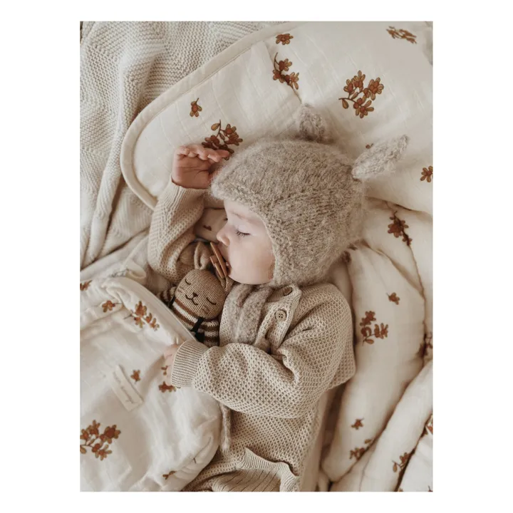 Main Sauvage Doudou Lapin salopette | Noir