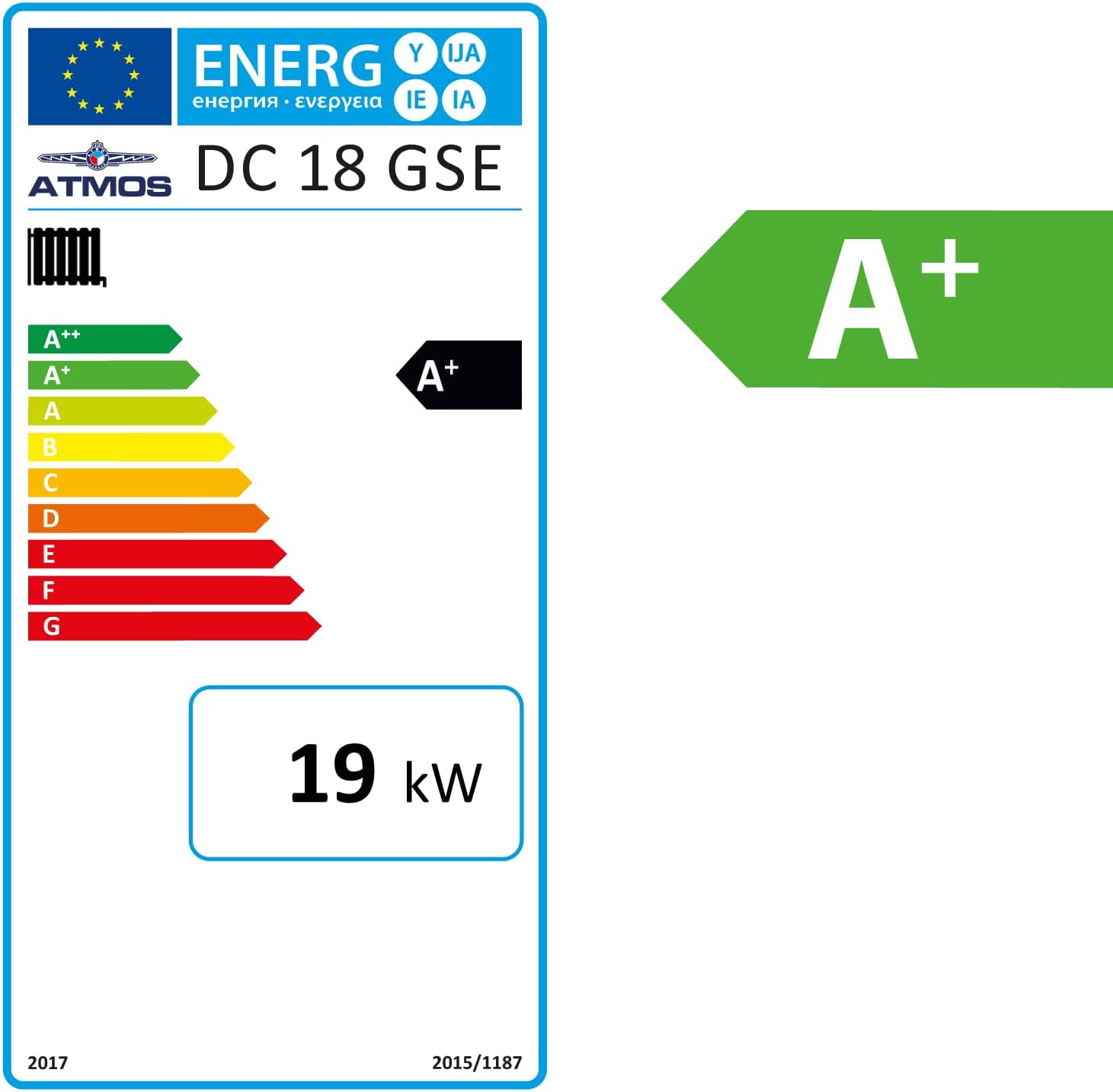 ATMOS Holzvergaserkessel DC 18 GSE