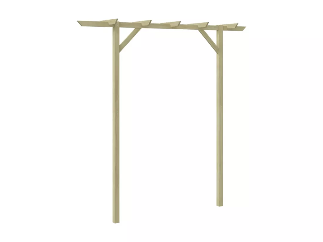 Pergola de jardin 205 x 40 x 203 cm Bois