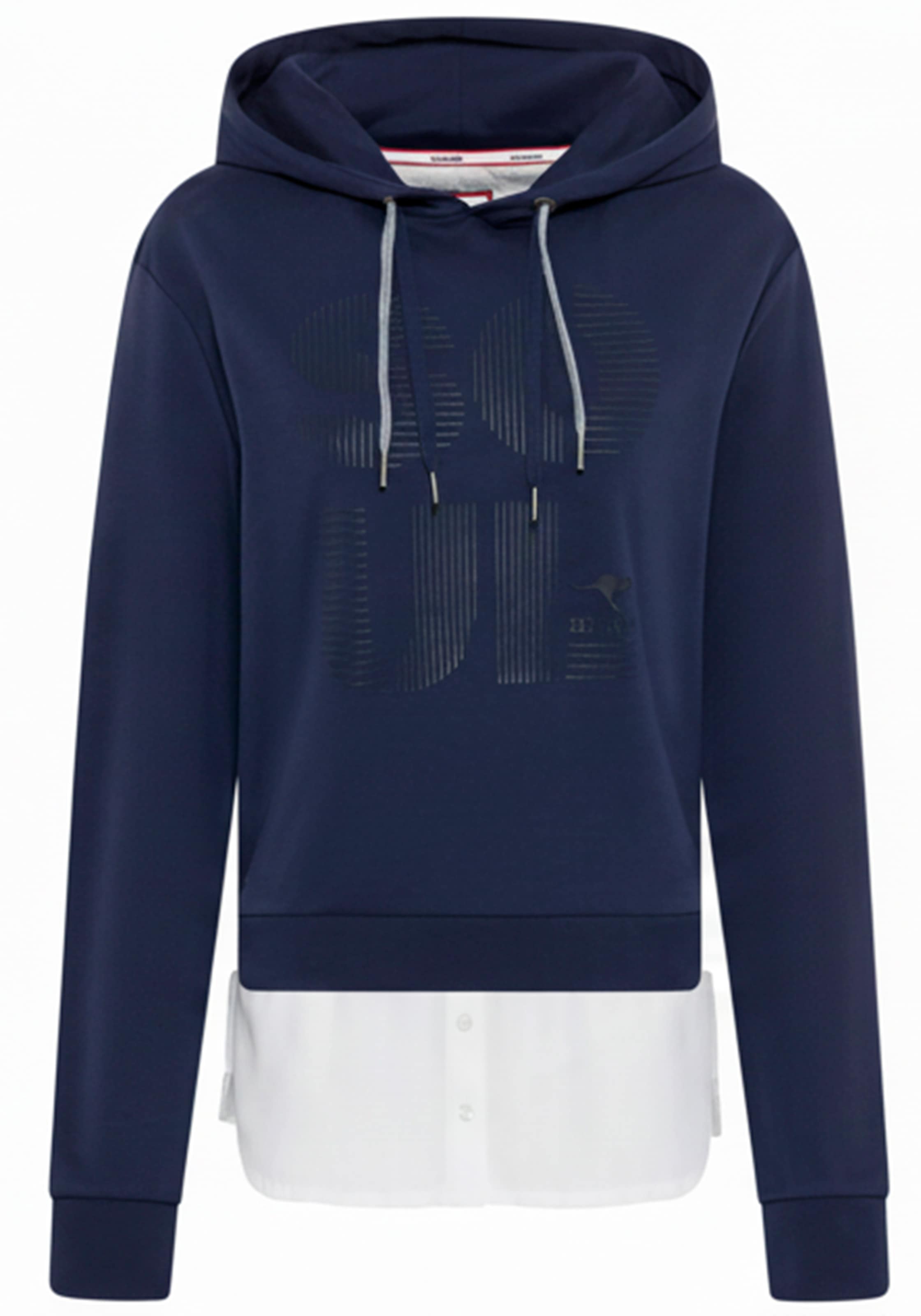KangaROOS Kapuzensweatshirt , mit angenähtem Blusensaum