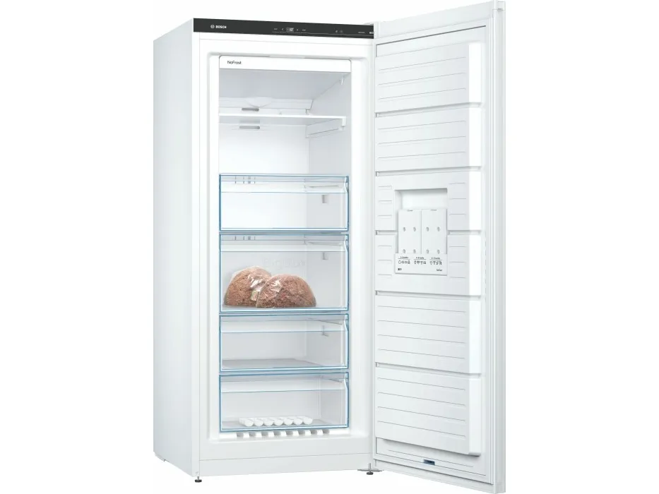 Bosch Serie | 6 GSN51DWDP - Fryser - stående - fritstående - bredde: 70 cm - dybde: 78 cm - højde: 161 cm - 290 liter - Klasse D - hvid