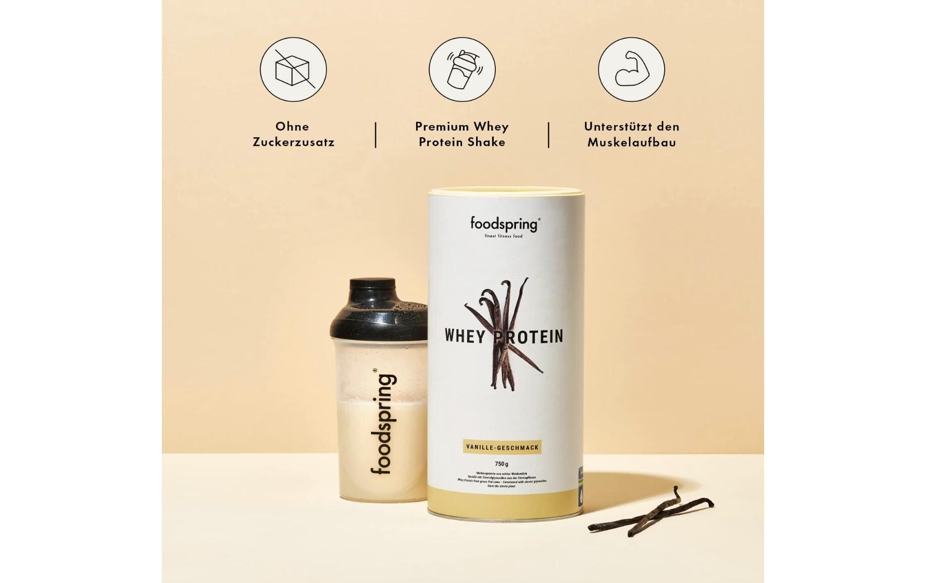 Pulver Whey Protein Vanille 750 gProteingetränk