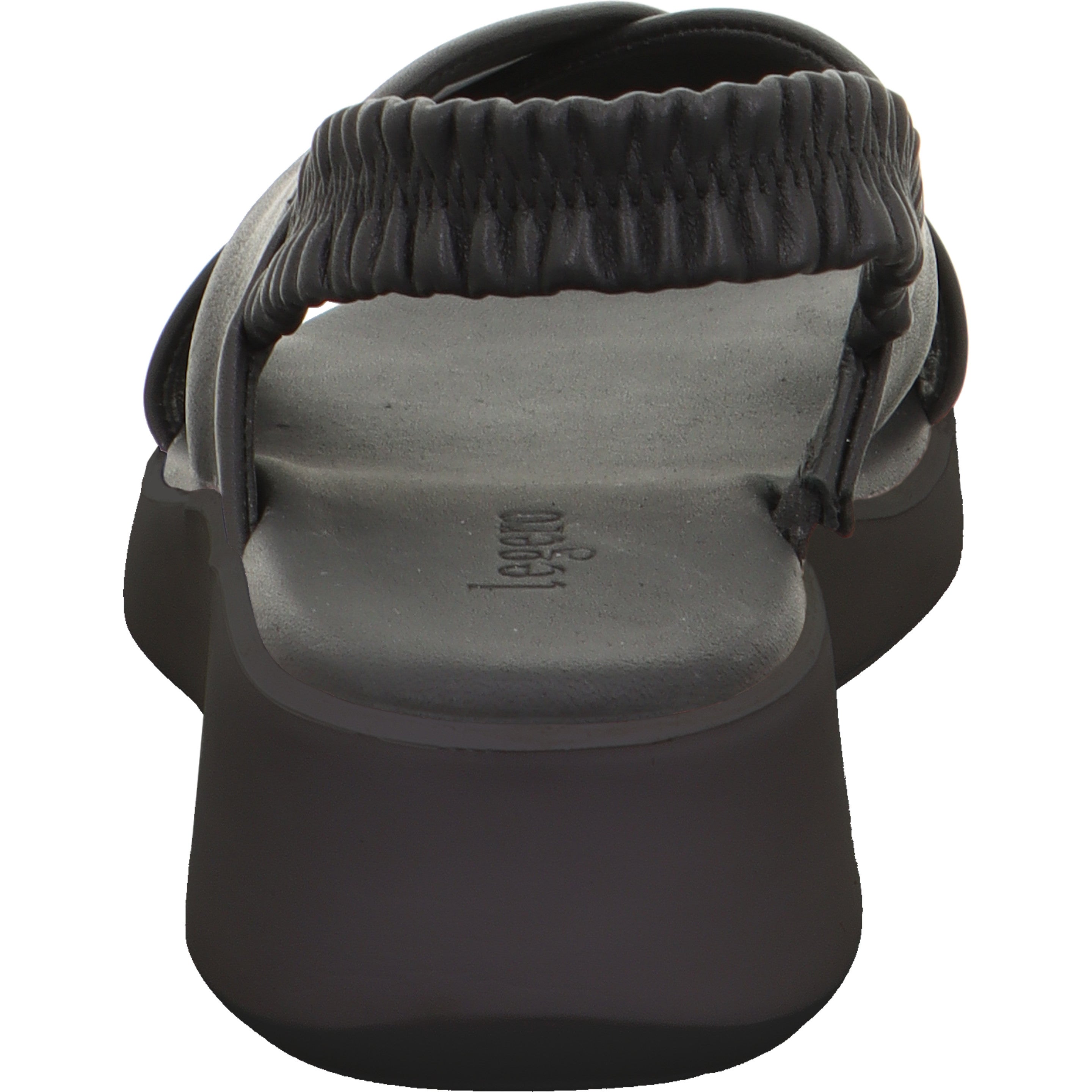 legero EASY Damen  Sandale mit Elastik - Farbe: Schwarz - Größe: 37