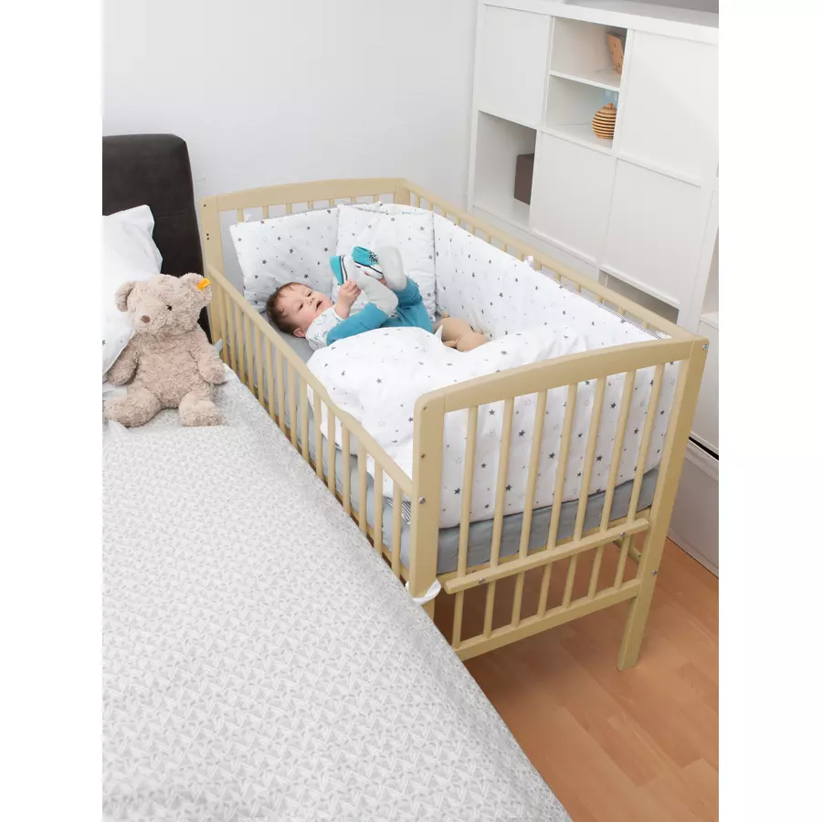 Schardt Beistellbett Micky Plus natur lackiert