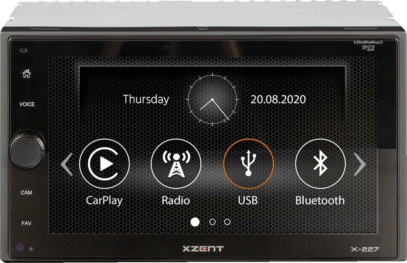 Xzent X-227 DAB  Infotainmentsystem inkl. Apple CarPlay