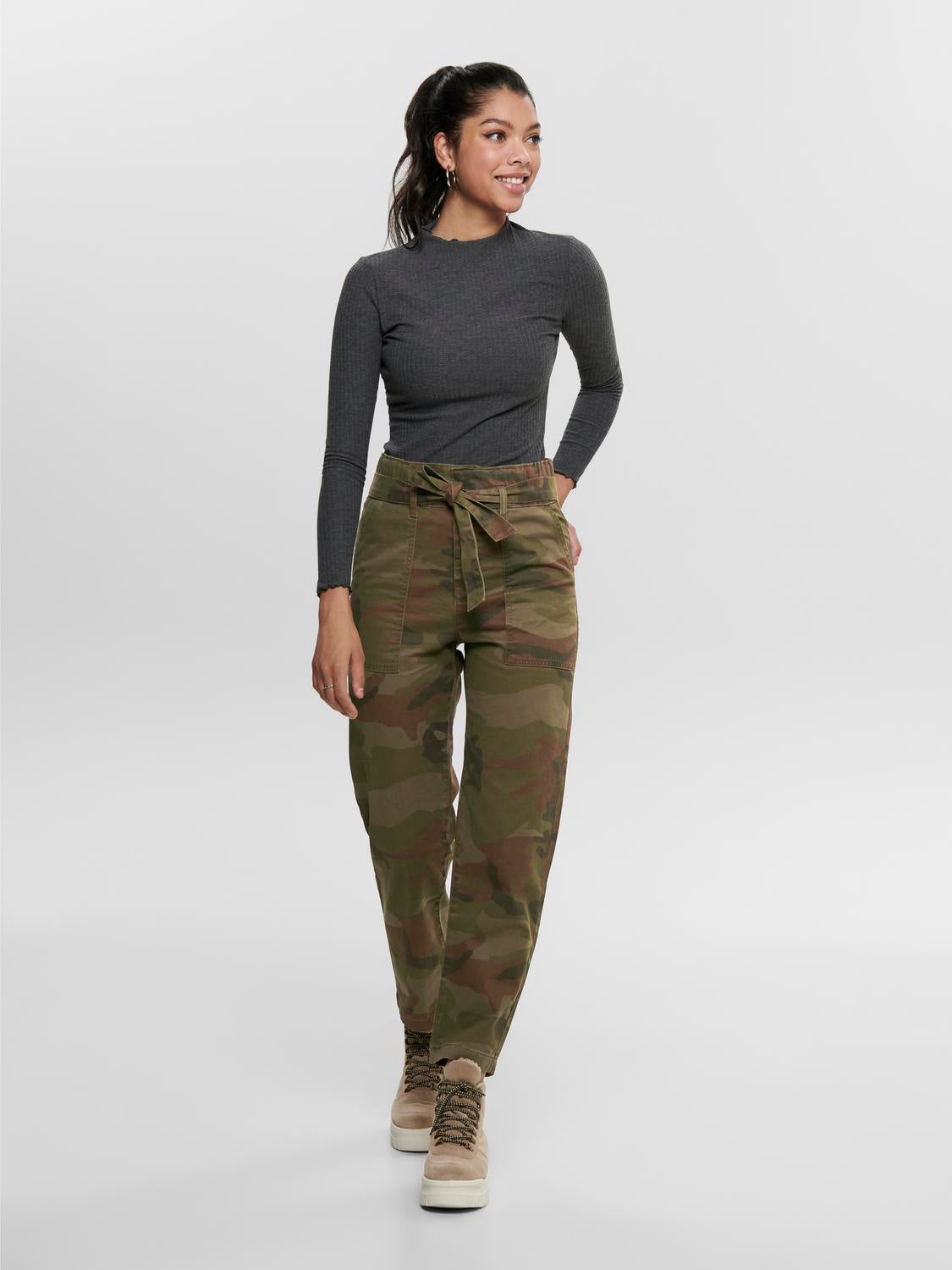 ONLEMMA Top Dark Grey Melange
