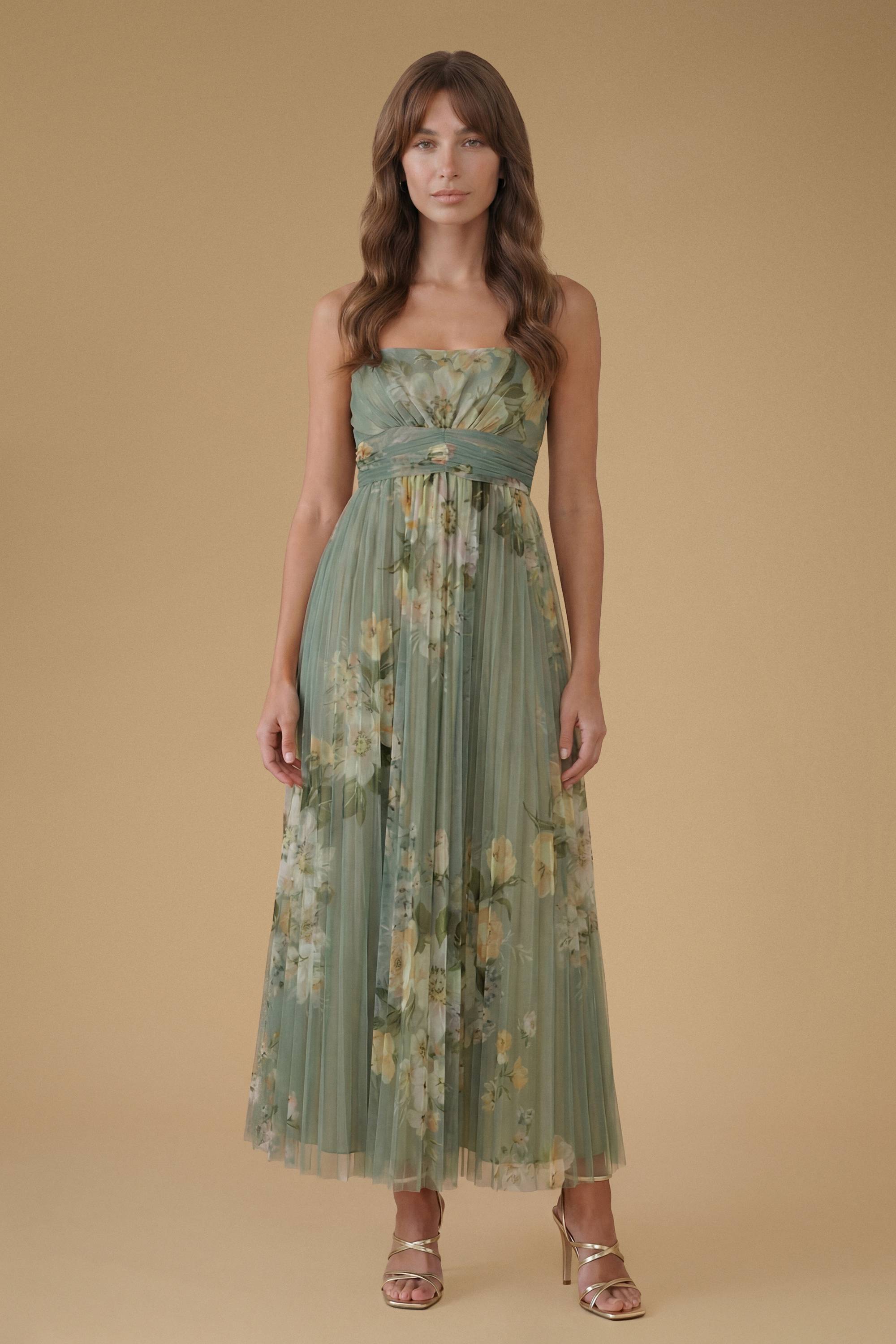 Oasis Robe Longue Plissée En Maille Pour Petite Taille