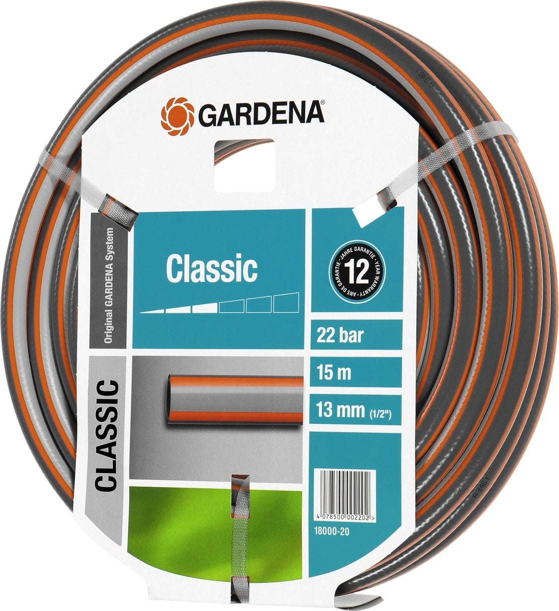 Gardena Classic slang 13mm (1/2'') 15m