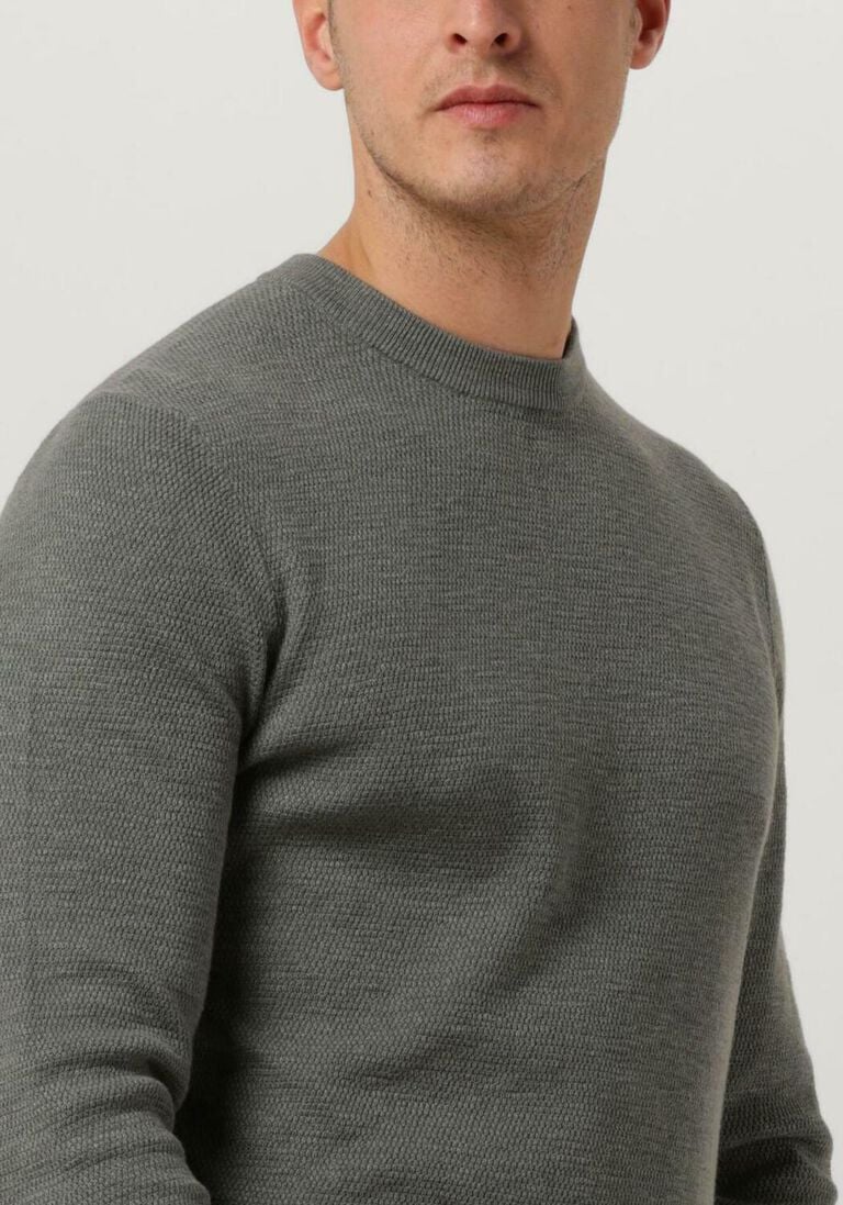 PROFUOMO mint profuomo trui pullover crew neck