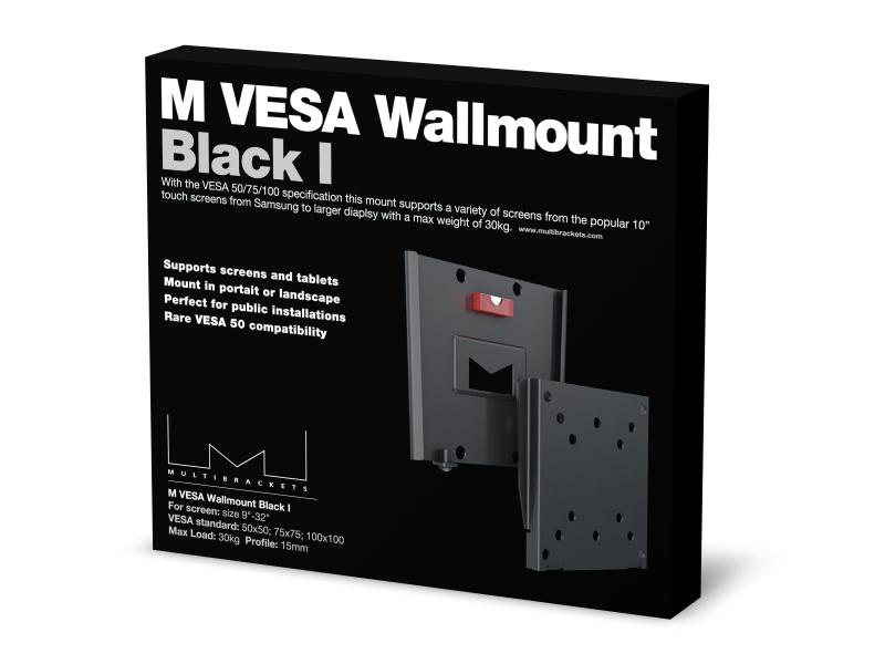 Multibrackets Wandhalterung 2988 Schwarz Wandhalterung für kleinere Bildschirme oder Tablets