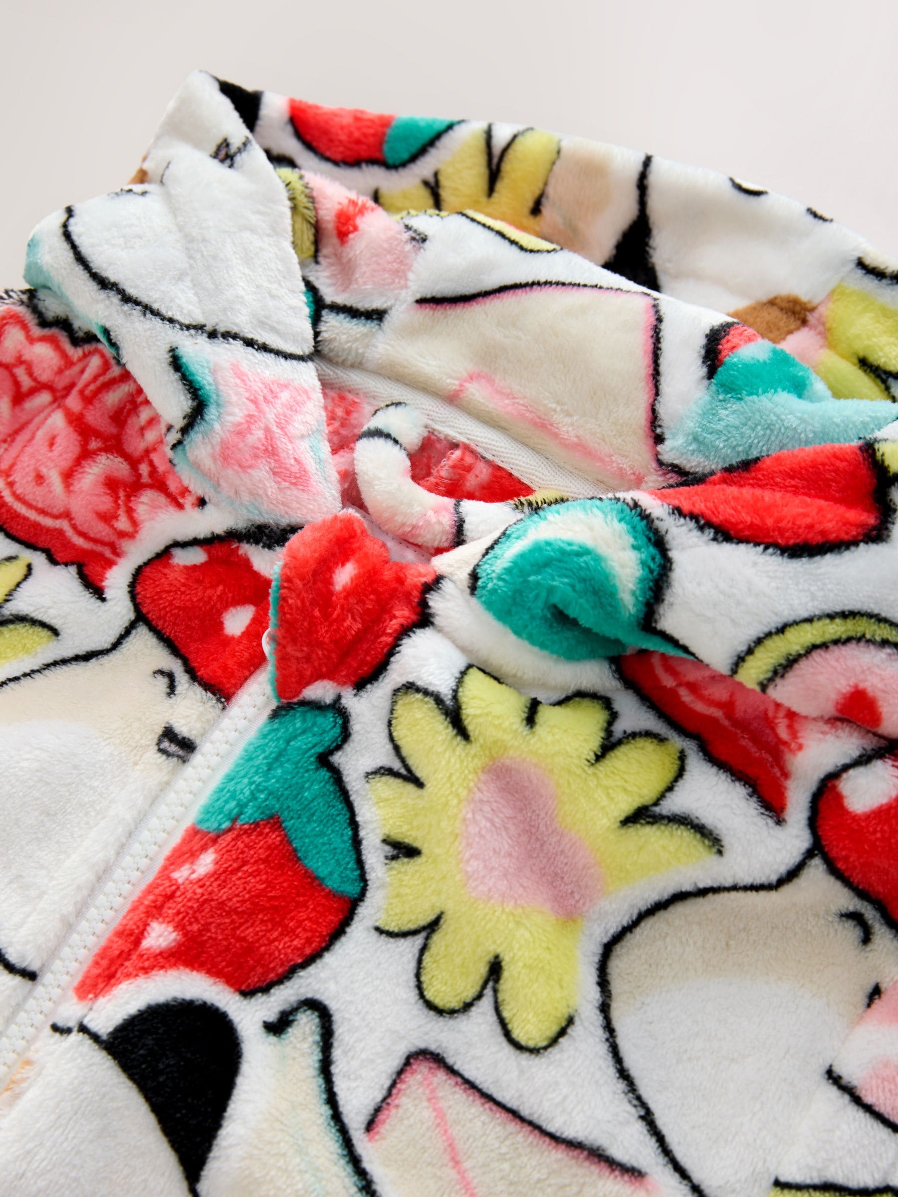 Rood/ecru - Squishmallow fleece onesie (6-14jaar)