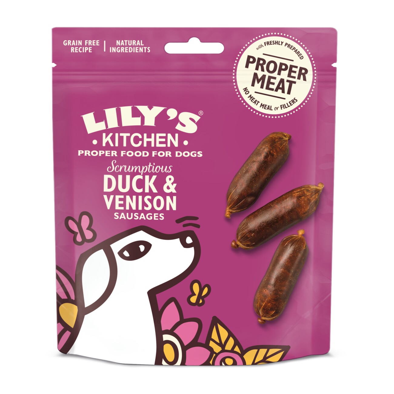 LILY'S KITCHEN Snacks Hund Adult Training Sausage Treats Ente & Wild 70 g