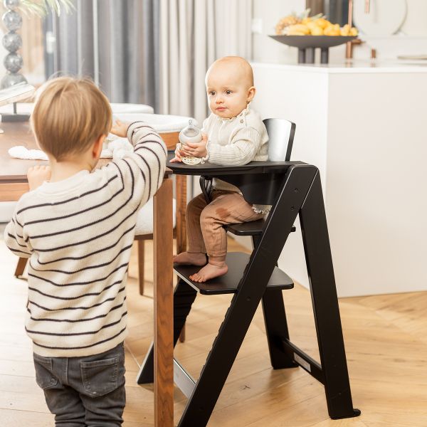 Kidsmill Up! Kinderstoel Incl. Kunststof Babyset - Zwart