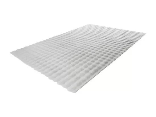 Tapis 290x200cm, design H008Y coloris argent - Confort et élégance pour votre intérieur