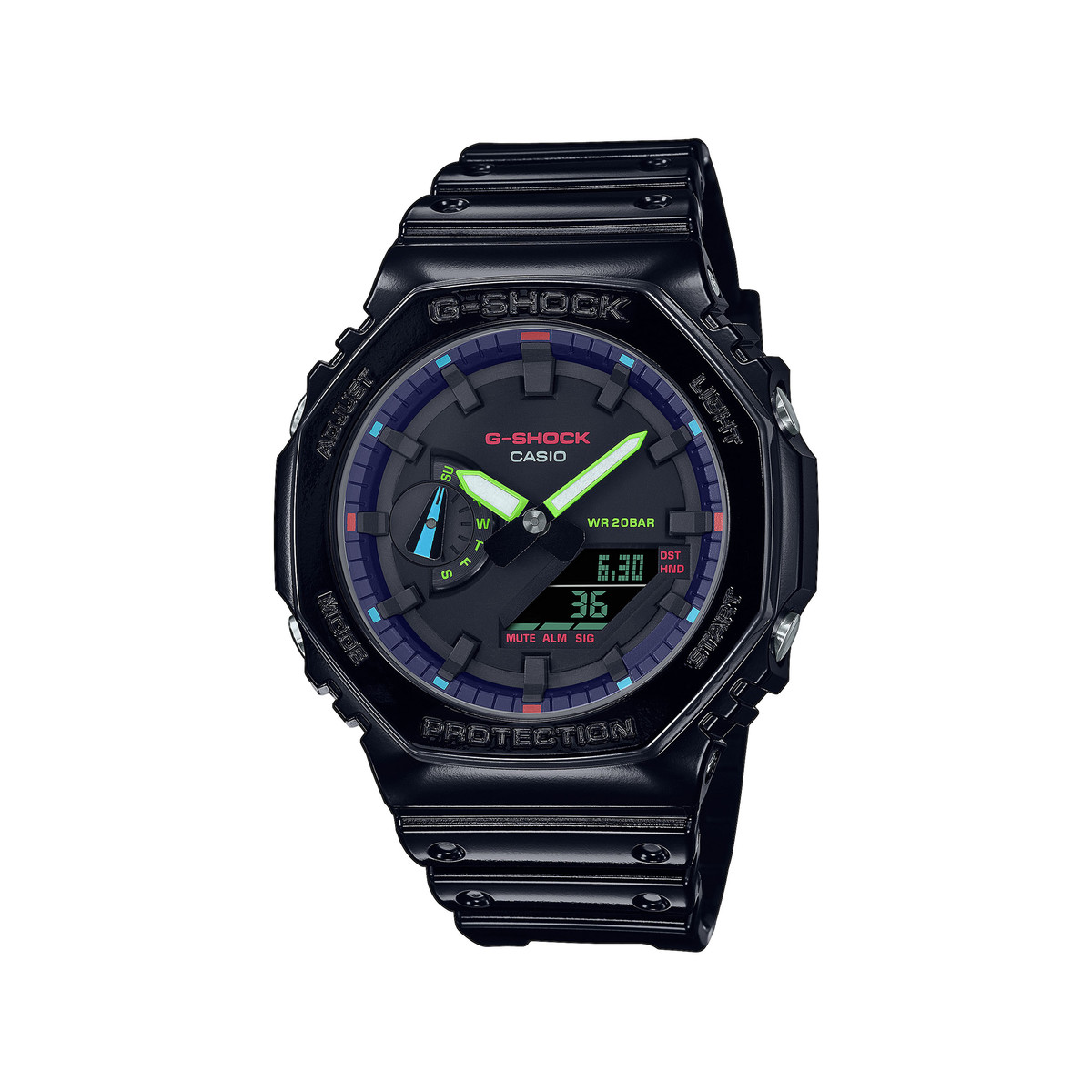 Montre CASIO G-SHOCK homme bracelet résine noir