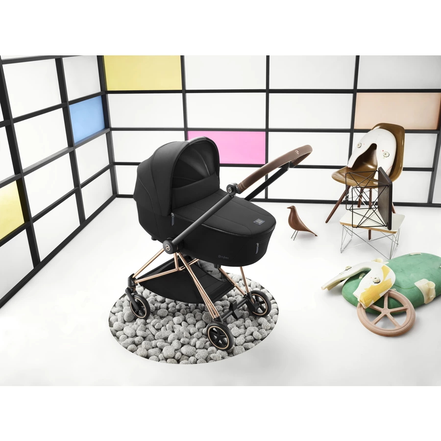 cybex PLATINUM Kombikinderwagen New Mios Chrome Brown Mustard Yellow