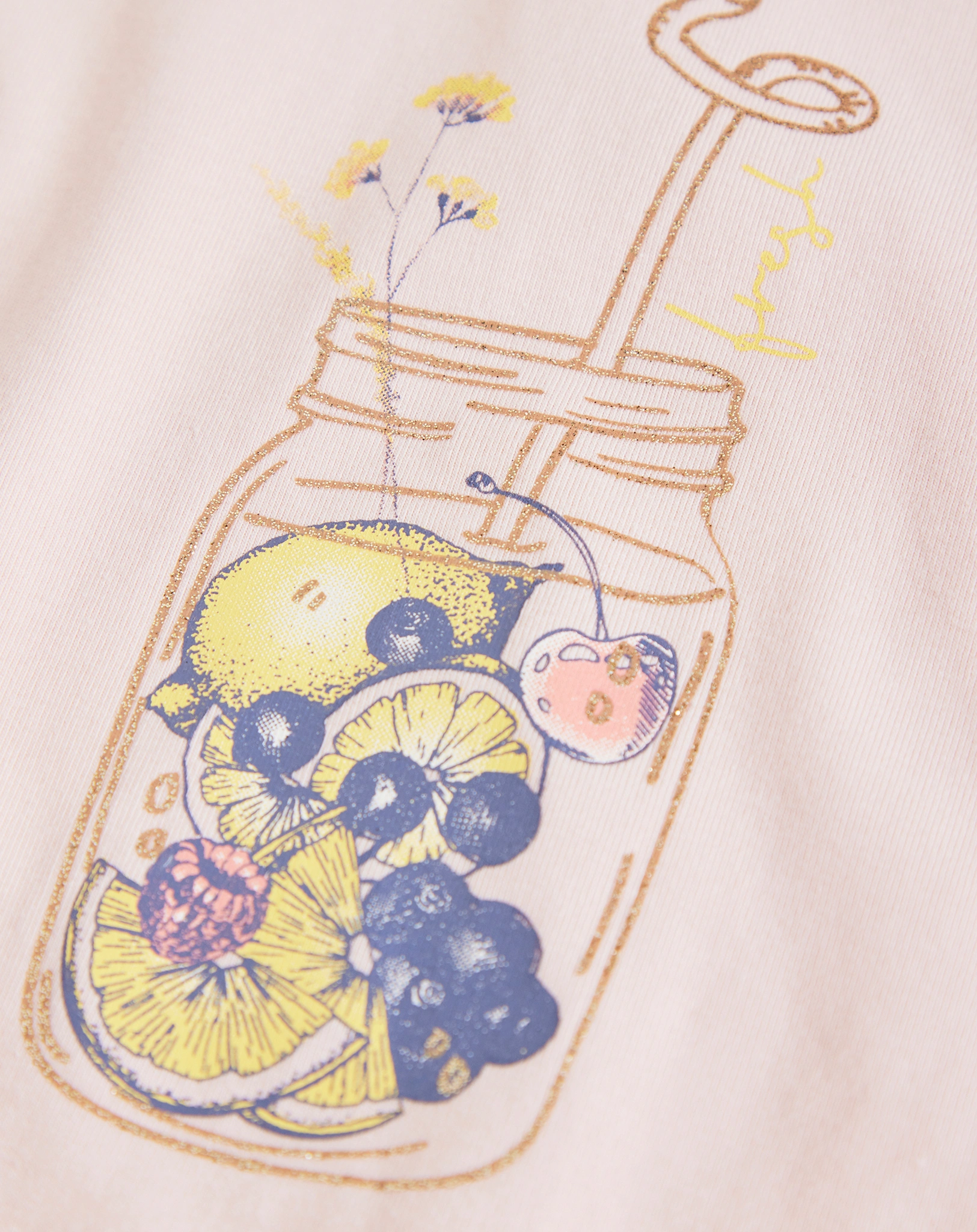 T-Shirt SUMMER FLAVOURS in peach